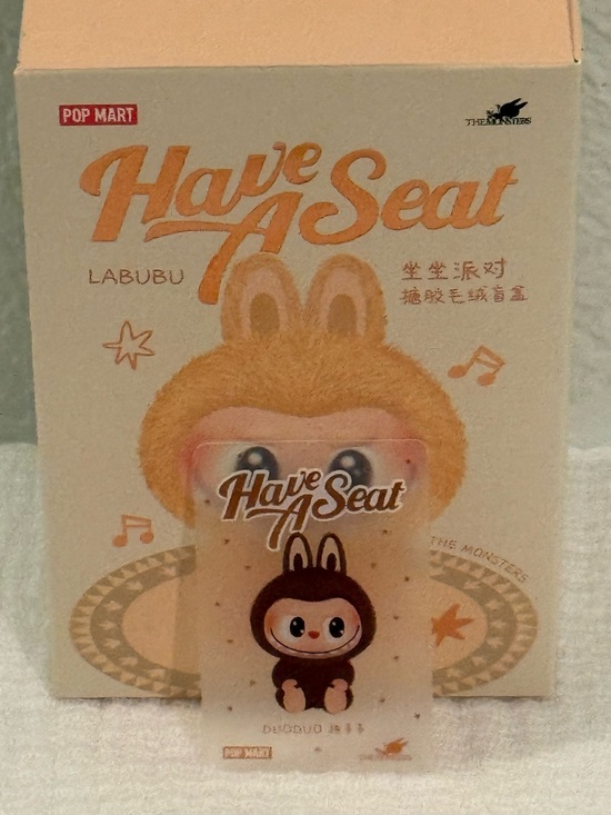 Other - BRAND NEW POPMART AUTHENTIC Have A Seat Labubu - SECRET DUODUO